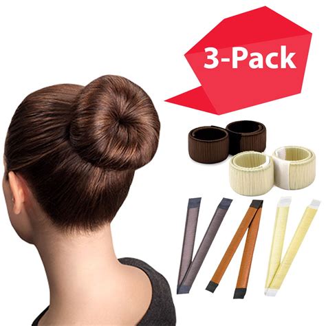 hair bun maker small|easy bun maker for hair.